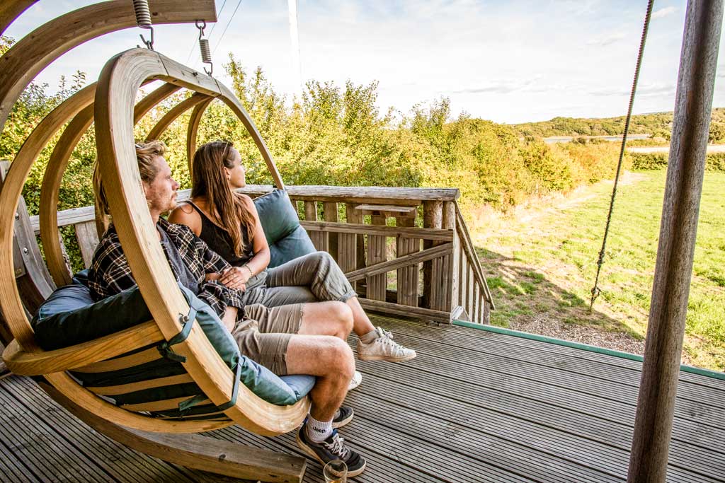 Glamping veranda